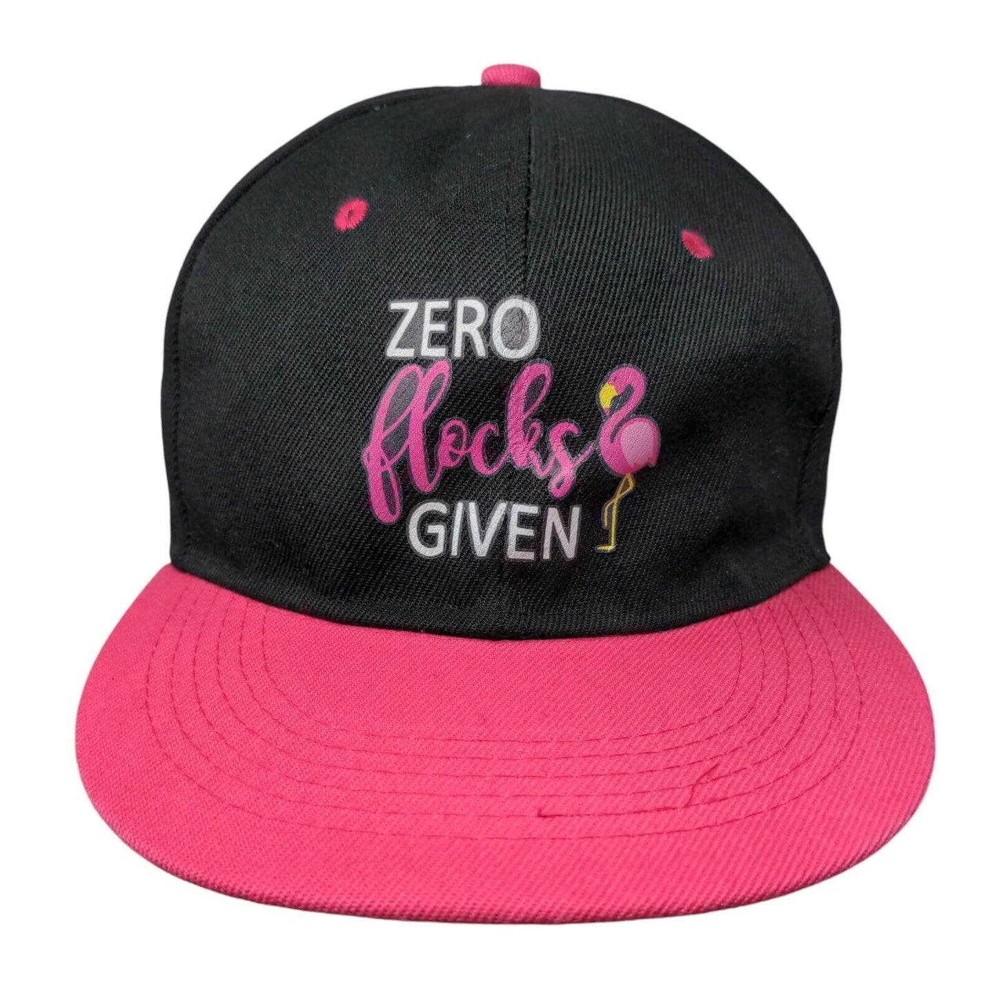 Zero Flocks Given Flamingo Snapback Hat Multi One Size Colorblock