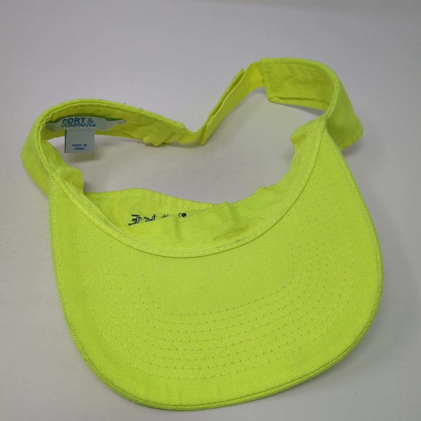Pomona Lake Marina Sun Visor Hat Green One Size Adjustable Port & Company