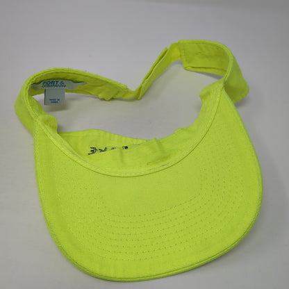 Pomona Lake Marina Sun Visor Hat Green One Size Adjustable Port & Company
