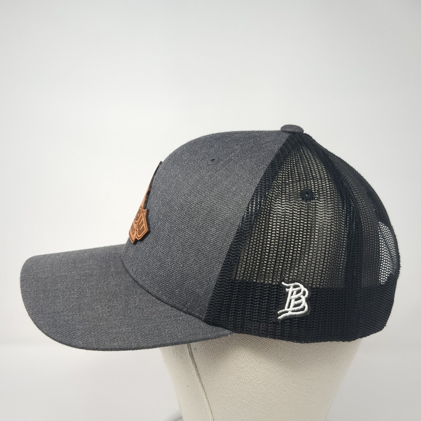 Show Idaho Snapback Trucker Hat Gray One Size Adjustable Mesh Branded Bills