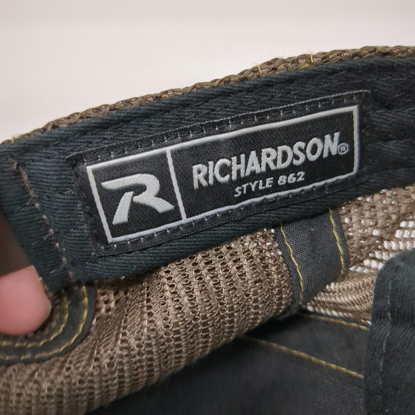 Richardson Trucker Hat Green Camo One Size RMEF Patch Mesh Back Snapback Hunting