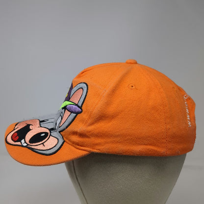 Chuck E. Cheese Boys Orange One Size Mascot Mouse Character 2007 Strapback Hat