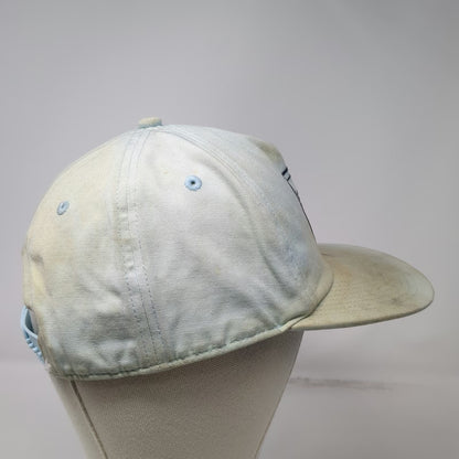 Patagonia 5 Panel Blue Hat One Size Snapback Mountain Logo Patch Recycled Brim