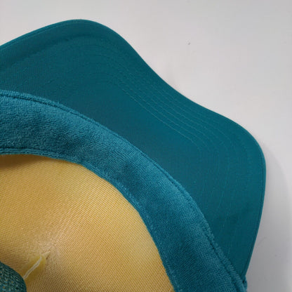 Otto Snapback Trucker Hat Greenish-Blue OSFM Adjustable Mesh Back Rope Polyester