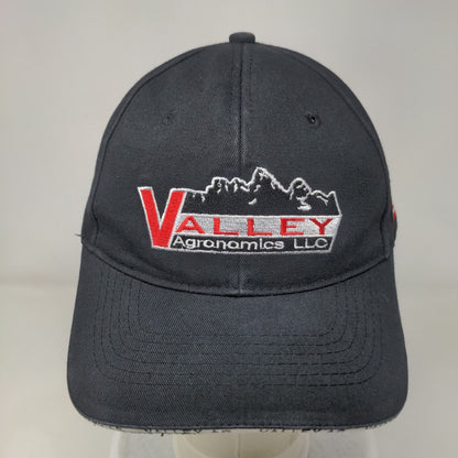 Valley Agronomics LLC Strapback Hat Black OSFA Adjustable Embroidered Vie Gear