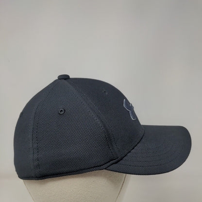 Under Armour Fitted Hat Black Youth XS/S Classic Fit Embroidered 6 Panel