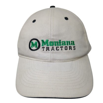 Montana Tractors Leader In Quality Strapback Hat Tan One Size Adjustable 6 Panel