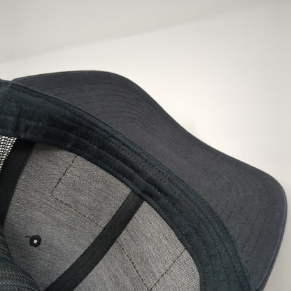 RYOBI Snapback Trucker Hat Black OS Adjustable Patch Mesh Back Richardson