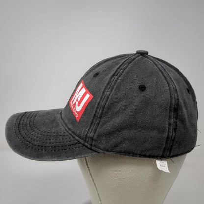 Lucky 7 Mania Jeans Baseball Cap Gray OSFM Washed Slideback MJ Logo Patch Hat