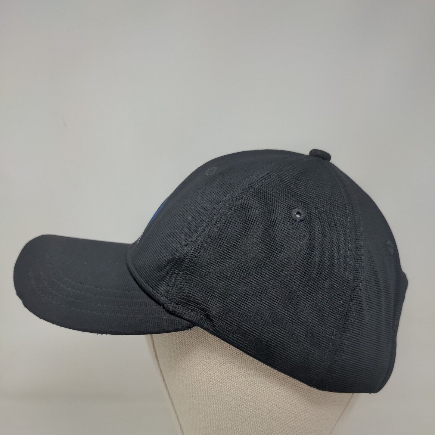 MOPAR Strapback Hat Black One Size Adjustable Embroidered 6 Panel H3 Headwear