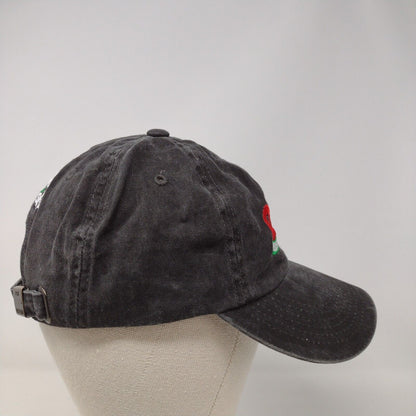 Quinn's Restaurant & Lounge Slideback Hat Gray OSFA Kiss Me I'm Irish