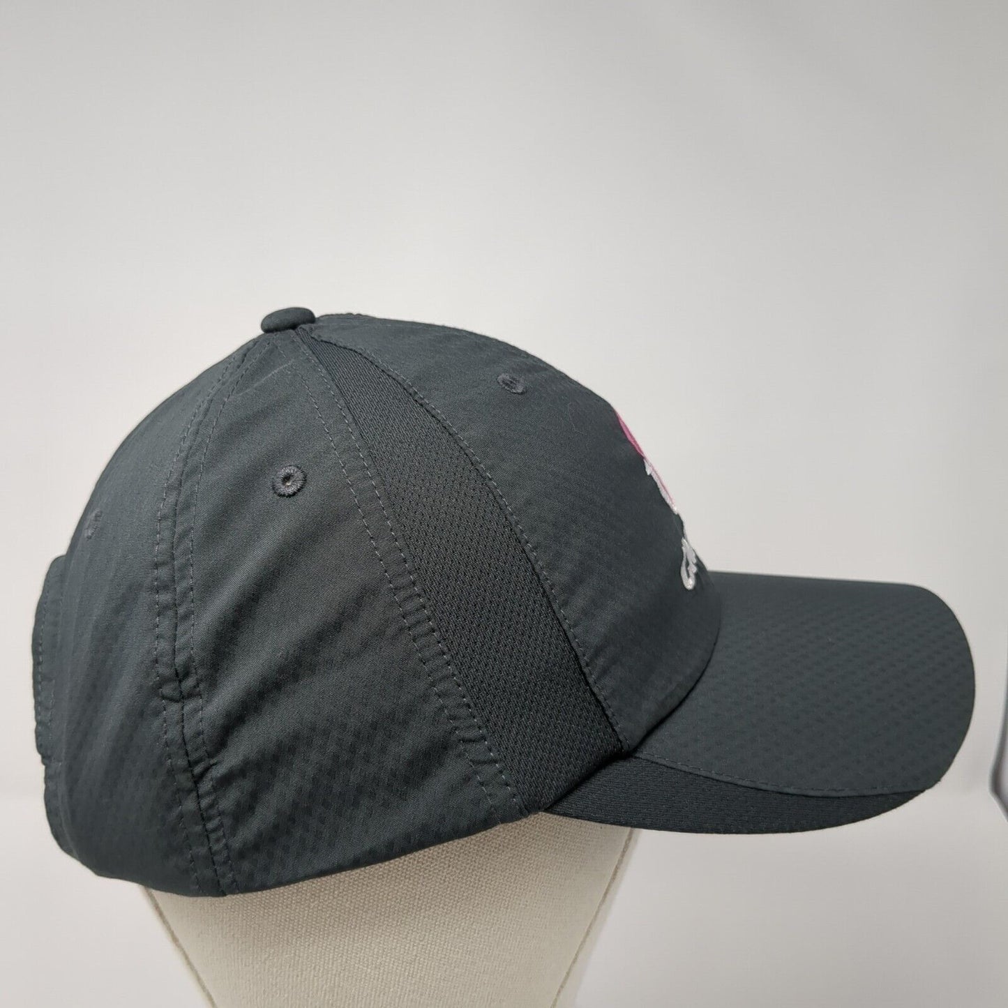 Channel Strapback Hat Gray One Size Adjustable Nike Heritage86 Dri-Fit