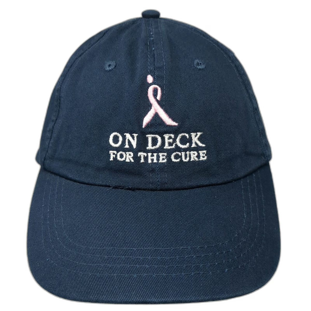 Princess Cruises On Deck For The Cure Blue Baseball Cap One Size Hat Embroidered