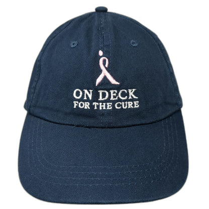 Princess Cruises On Deck For The Cure Blue Baseball Cap One Size Hat Embroidered