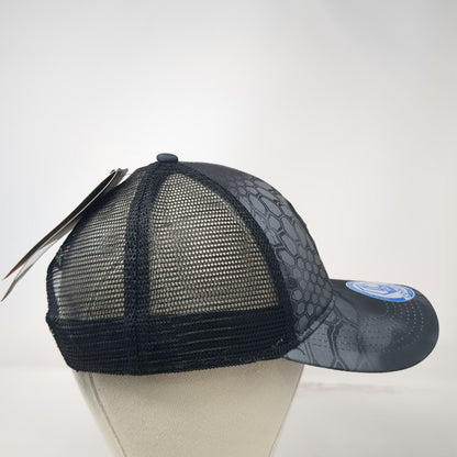 Kryptek Trucker Hat Gray OSFM Spartan Shield Typhon Camo Cooling Mesh Snapback