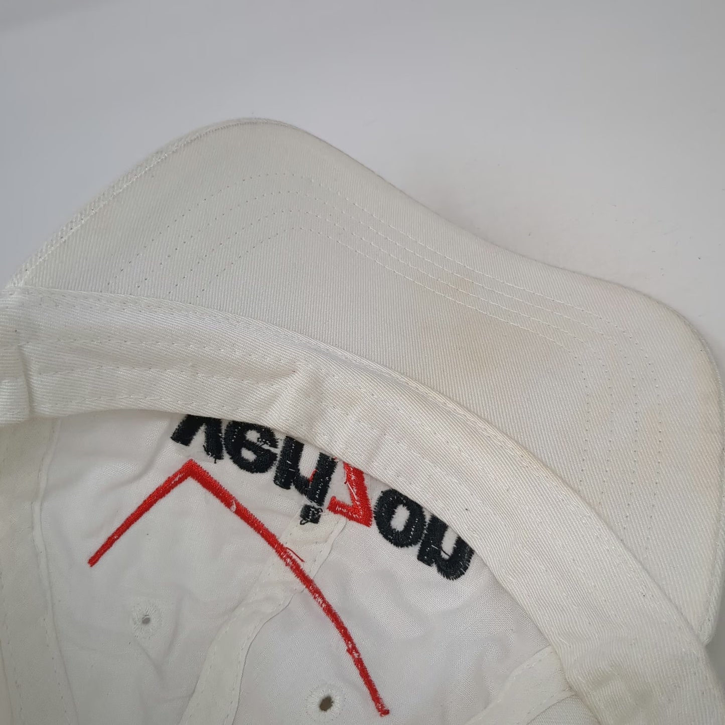 Helinger Verizon FiOS Baseball Cap White One Size 1-888-GET-FIOS Strapback Hat