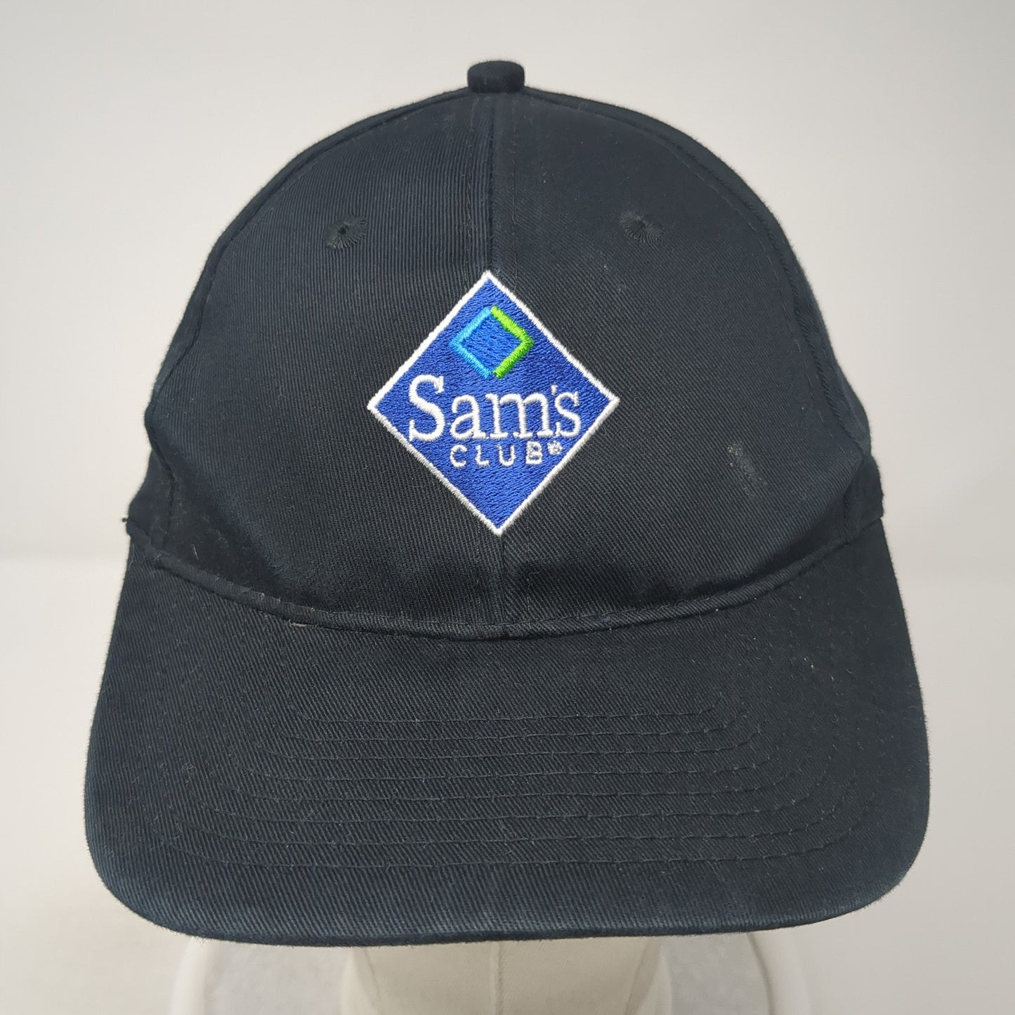 Sam's Club Strapback Hat Black One Size Adjustable Port & Company