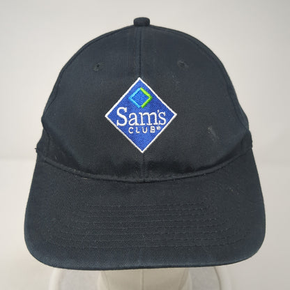Sam's Club Strapback Hat Black One Size Adjustable Port & Company