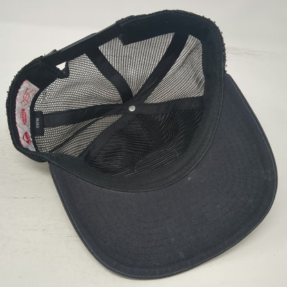 Quiksilver Trucker Hat Black One Size Stranger Things Netflix Shaka Patch Mesh