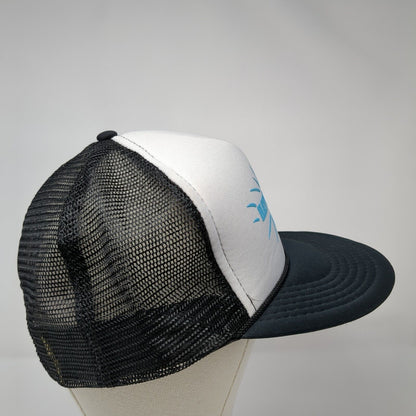 Hayden Hill Snapback Rope Trucker Hat Black One Size Mesh Back Colorblock
