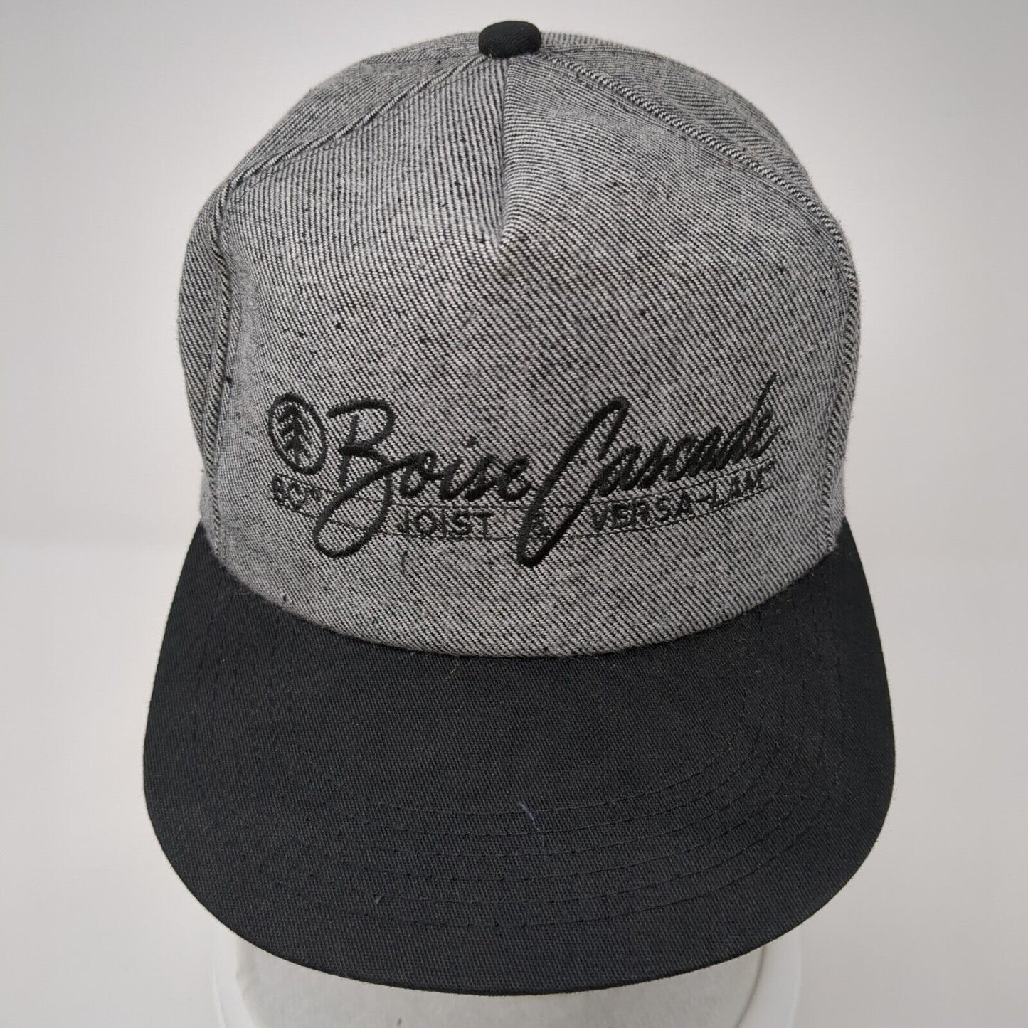 Boise Cascade BCI Hoise Cascade Versa-Lam Strapback Hat Gray One Size Adjustable