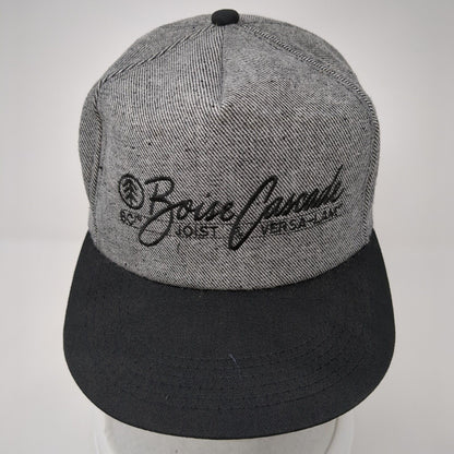 Boise Cascade BCI Hoise Cascade Versa-Lam Strapback Hat Gray One Size Adjustable