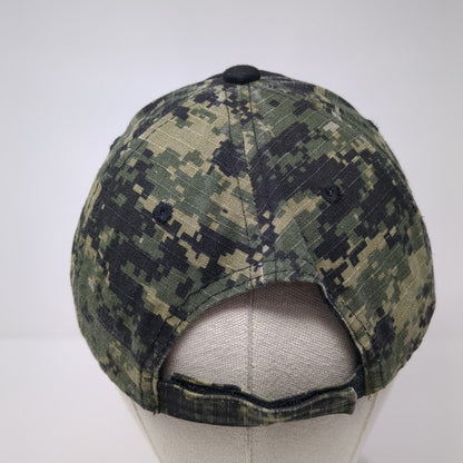 Pugs Strapback Hat Digital Camo One Size Adjustable Blank 6 Panel