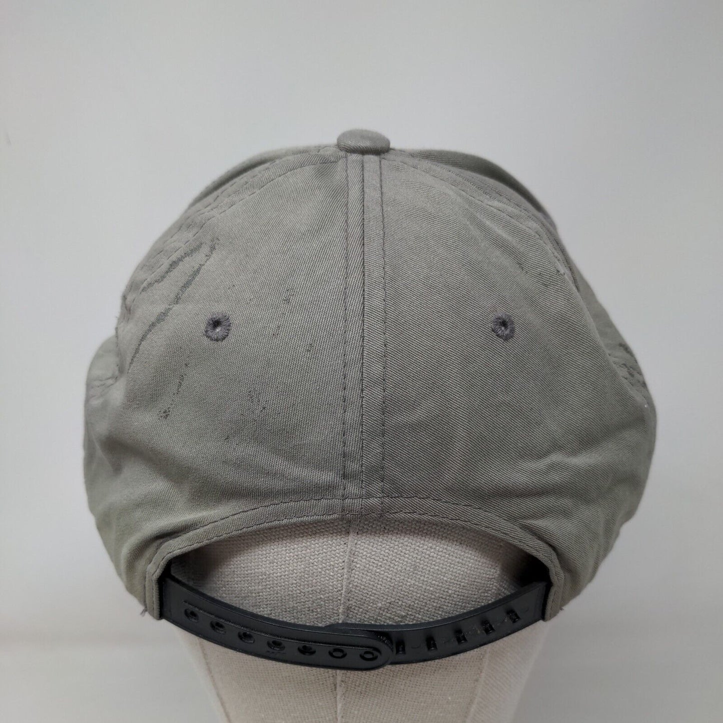 Volcom Snapback Hat Greenish-Gray One Size Adjustable Embroidered 6 Panel