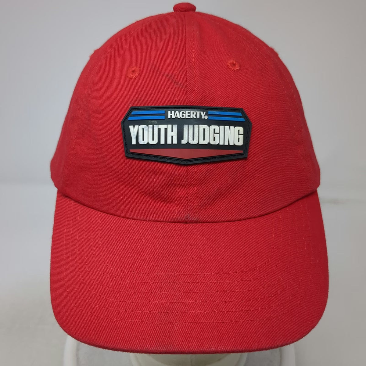 Hospitality Source Baseball Cap Red One Size Hagerty Youth Judging Programs Hat