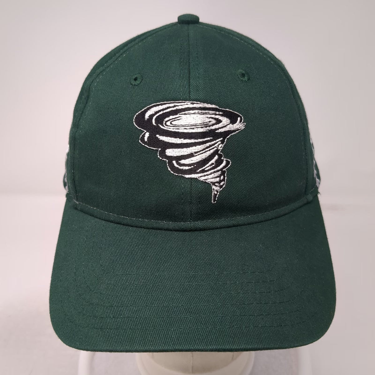Victory Custom Chubbuck Cyclones Green One Size Cap Hat Tornado Stitching Detail