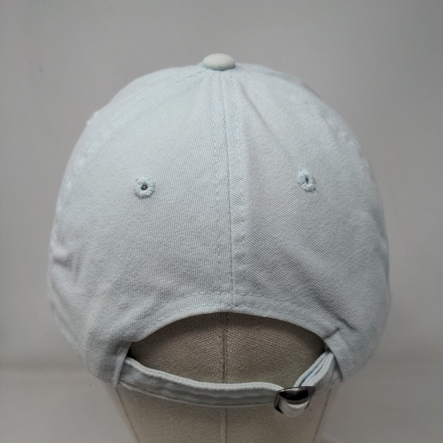 St. Augustine Slideback Hat Blue One Size Solid Adjustable Embroidered