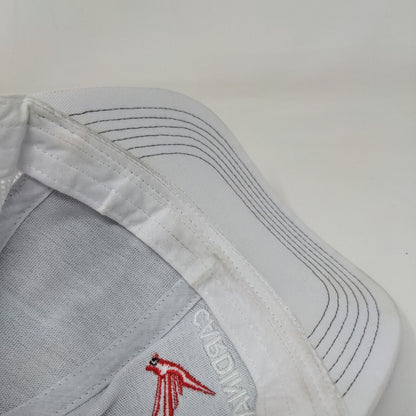 Red Cardinal Snapback Mesh Back Trucker Hat Gray OSFM Embroidered Plaid