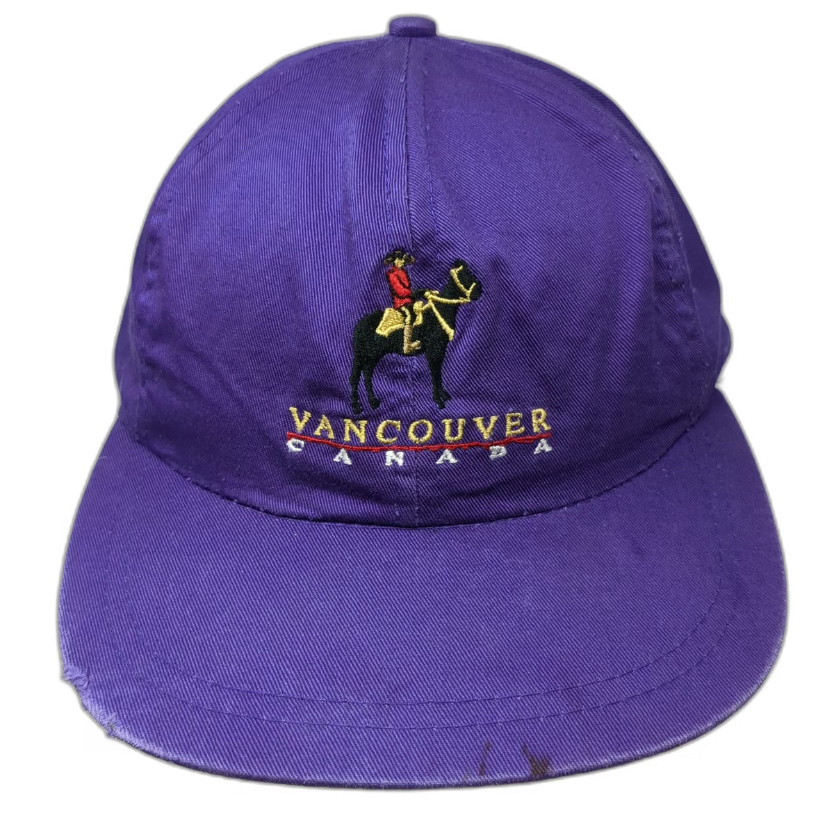 Wilson Purple Baseball Cap L Vancouver Canada Strapback Horse Rider Hat