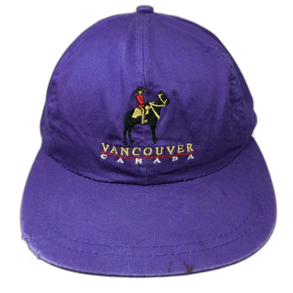 Wilson Purple Baseball Cap L Vancouver Canada Strapback Horse Rider Hat