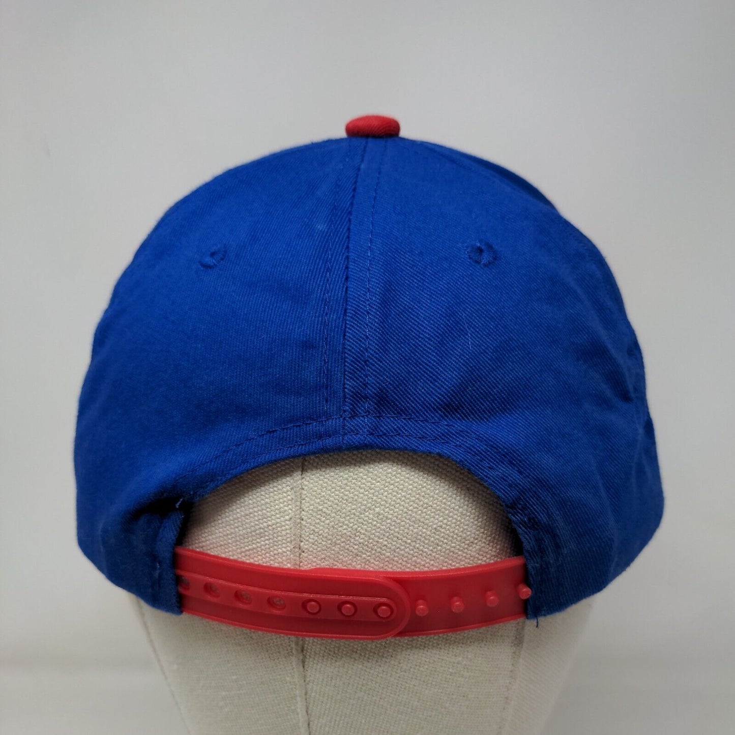 Marvel Captain America Snapback Hat Blue One Size Embroidered Colorblock
