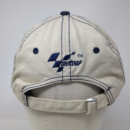 Baseball Cap Beige Blue One Size GP 09 MotoGP Centennial IMS Motor Speedway Hat