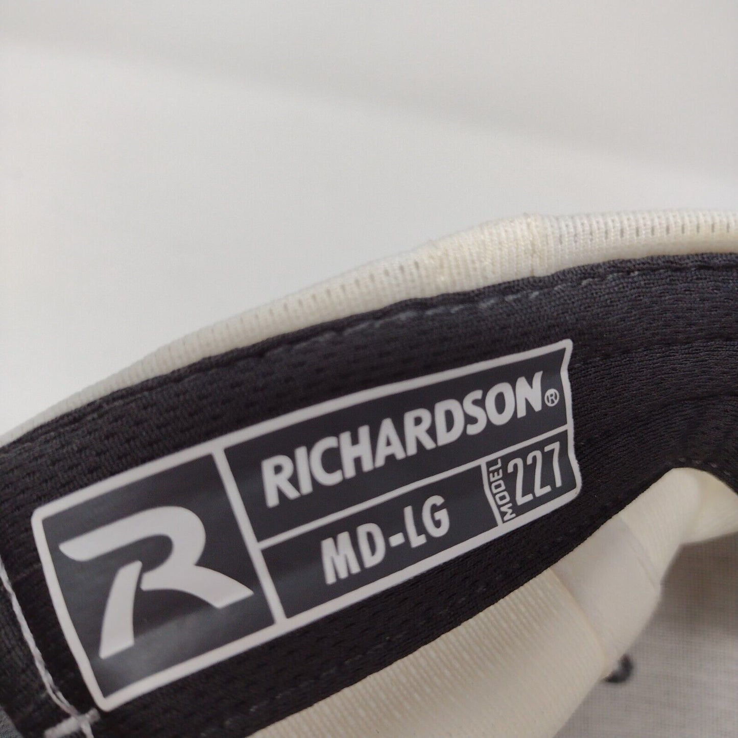 Richardson Strapback Hat Gray M/L Adjustable Embroidered Colorblock