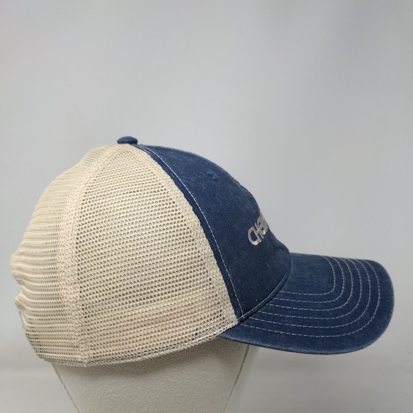 Chemsearch FE Snapback Trucker Hat Blue One Size Mesh Back Cap America