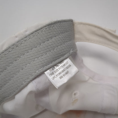 LPGA Strapback Baseball Cap White One Size Adjustable Embroidered 6 Panel