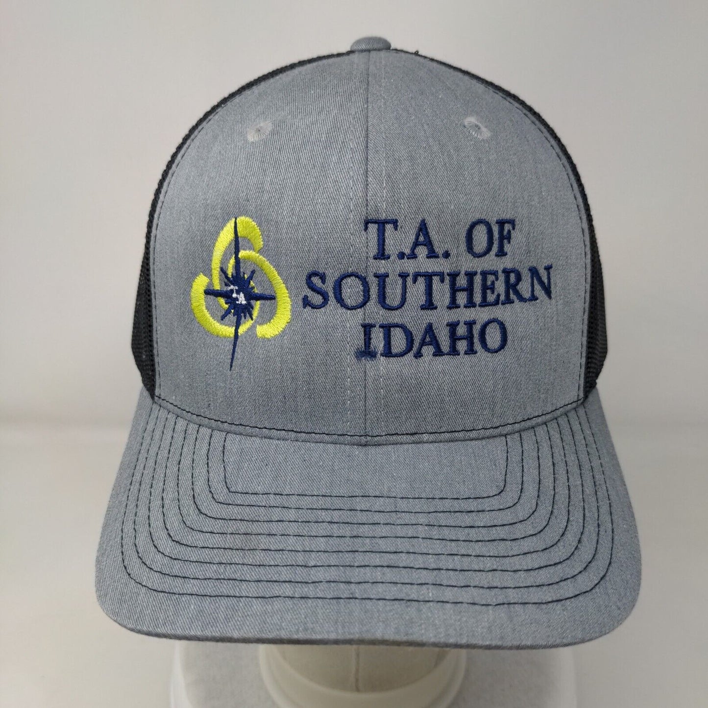 T.A. Of Southern Idaho Snapback Trucker Hat Gray One Size Adjustable Richardson