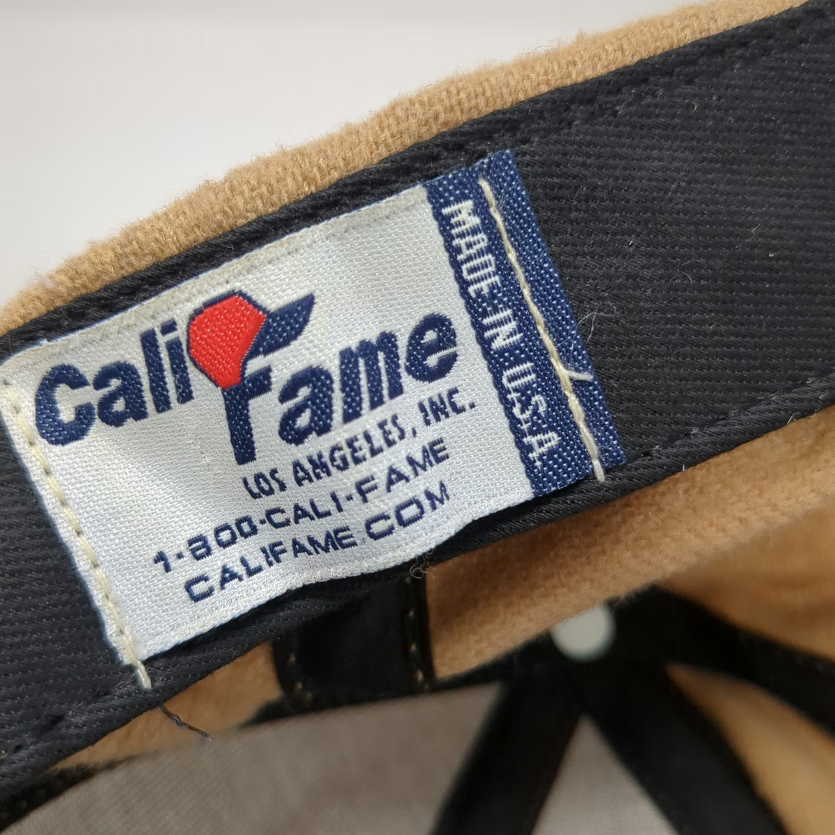 Cali Fame Baseball Cap Brown One Size Spurwing Country Club Wool Slideback Hat