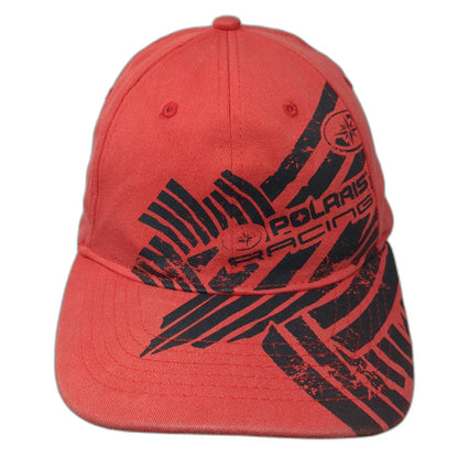 Polaris Baseball Cap Red One Size Fitted TekFlex Racing Graphics Star Logo Hat
