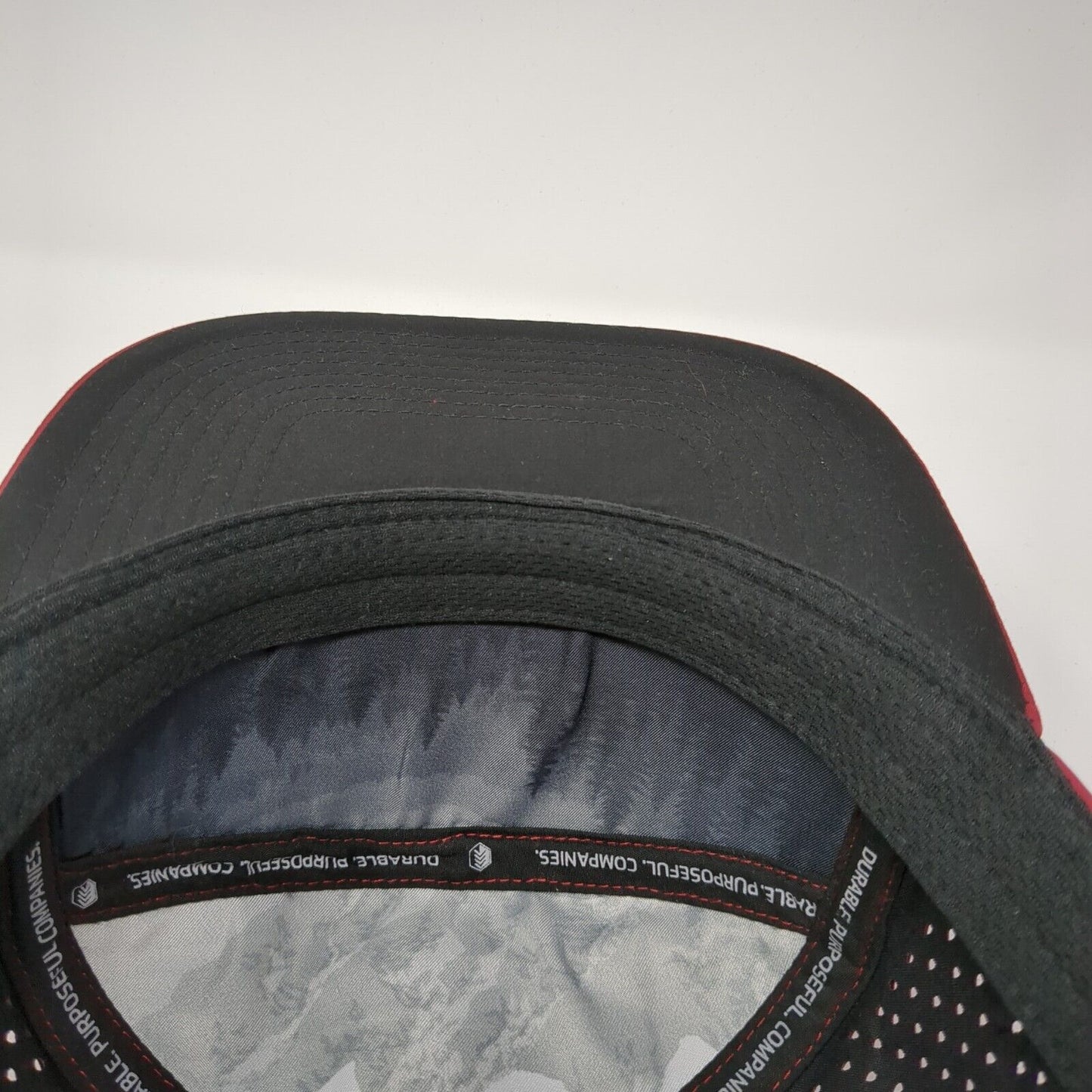 tmrk Snapback Hat Red One Size Adjustable Breathable Lightweight Durable