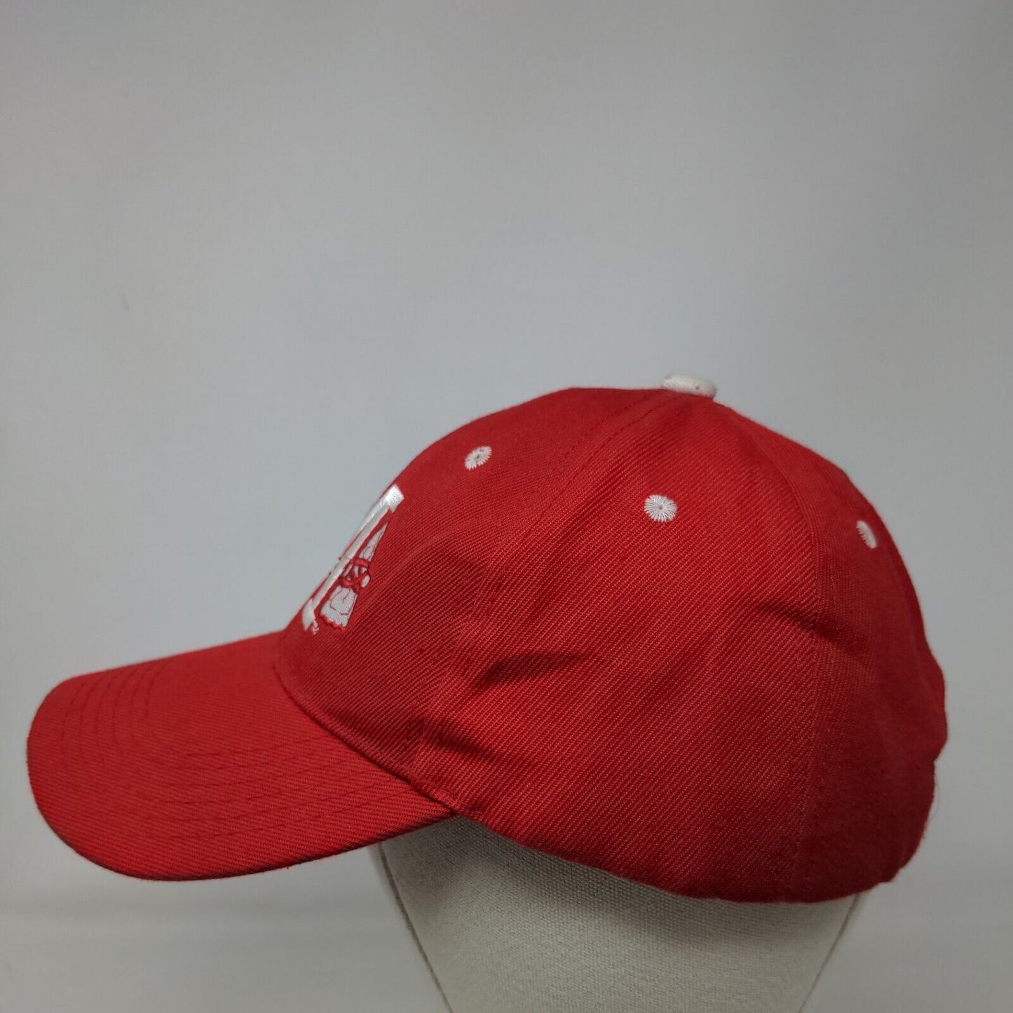 Mississippi Braves Minor League Strapback Hat Red Embroidered Logo