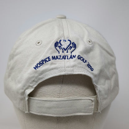 dkps Munchkins Hospice Mazatlan Golf 2010 Beige One Size Baseball Cap Hat