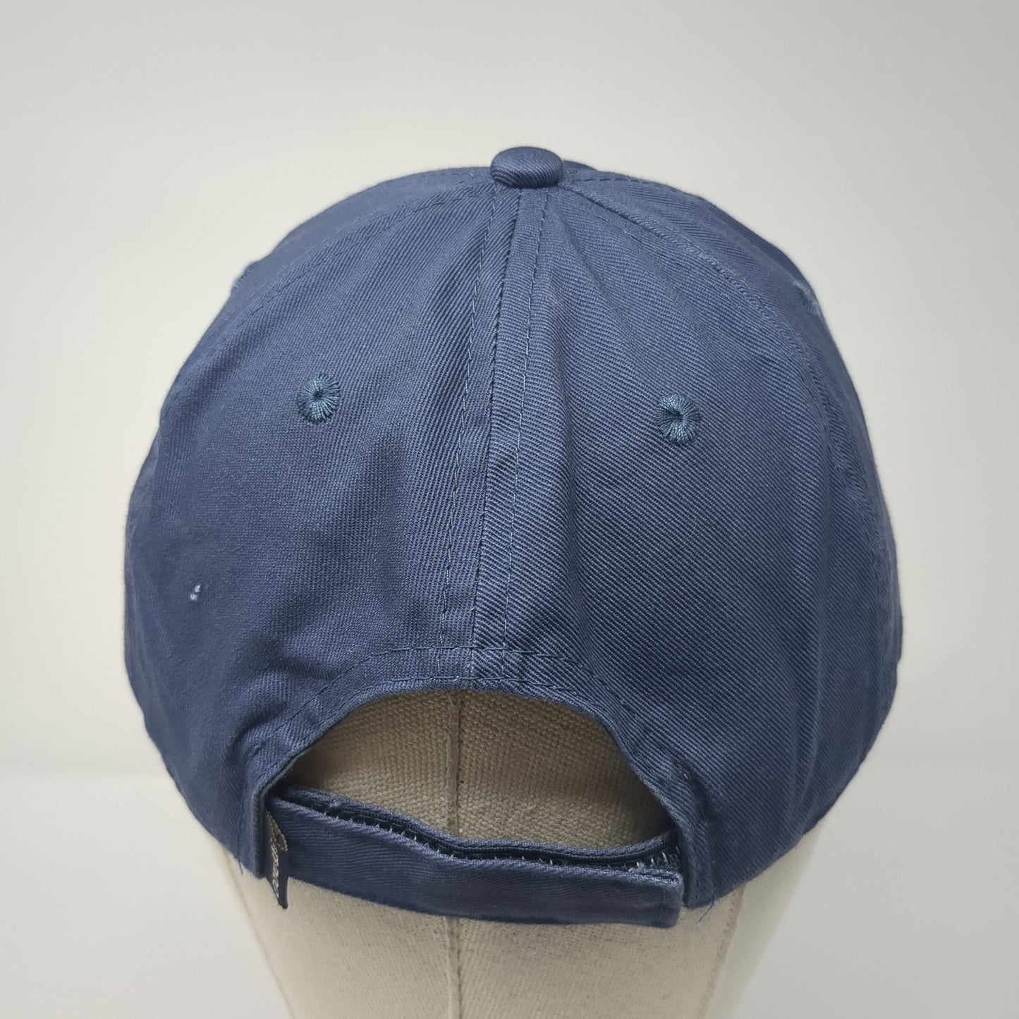 Captain Hook's Big Pine Key Strapback Hat Blue One Size Adjustable Ouray