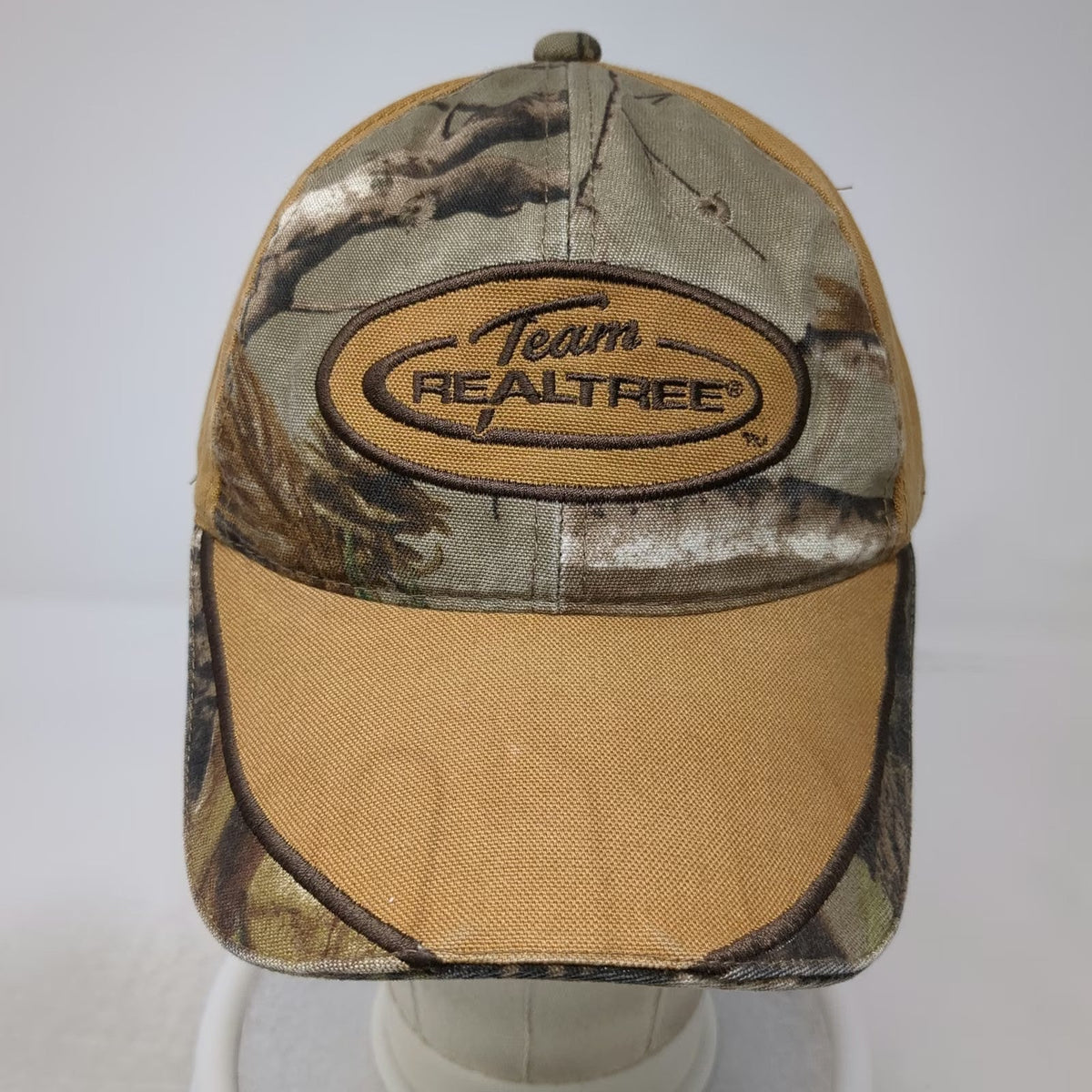 Signatures Team Realtree Brown Camo Baseball Cap One Size Strapback Hunting Hat