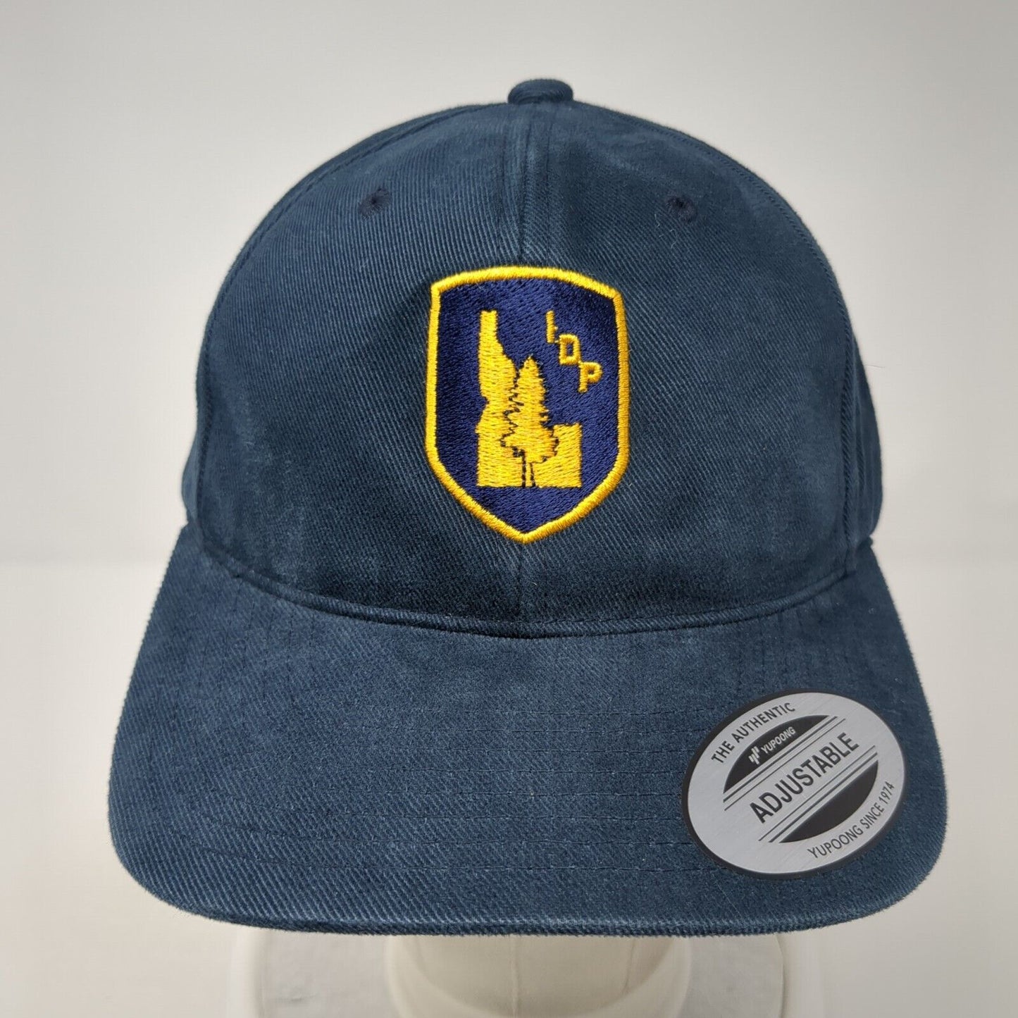 IDP Idaho Strapback Hat Blue One Size Adjustable The Classics Yupoong