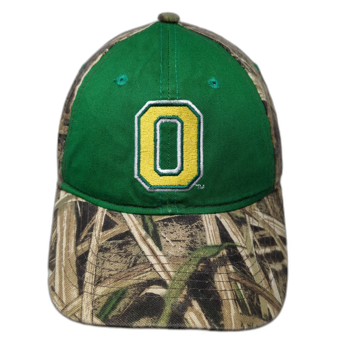 Oregon Ducks NCAA Signatures Cap Green Brown Camo One Size Slideback Logo Hat