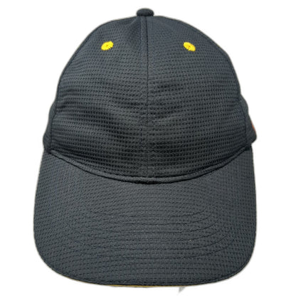 McDonald's Snapback Blue Hat One Size Waffle Texture Contrast Piping M Logo